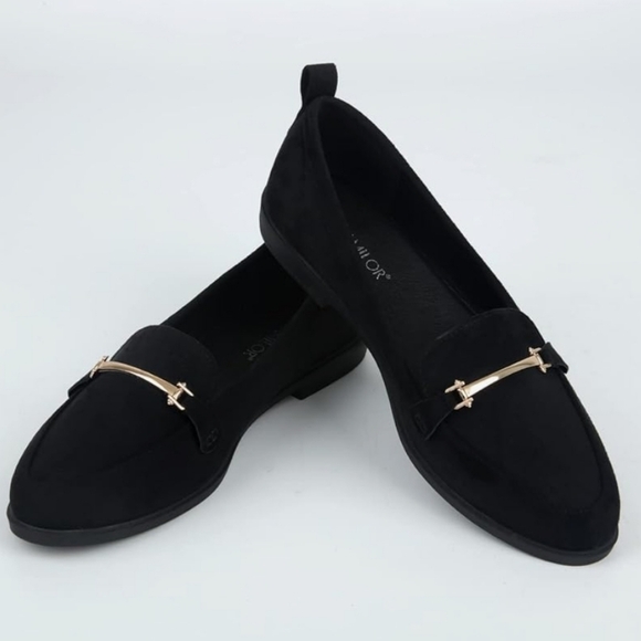 Samilor Quilted Chain Black Slip on Loafers in Black SZ 8 - Picture 1 of 14